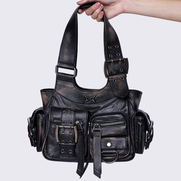 jade vegan shoulder bag minga london - Picture 1 of 3